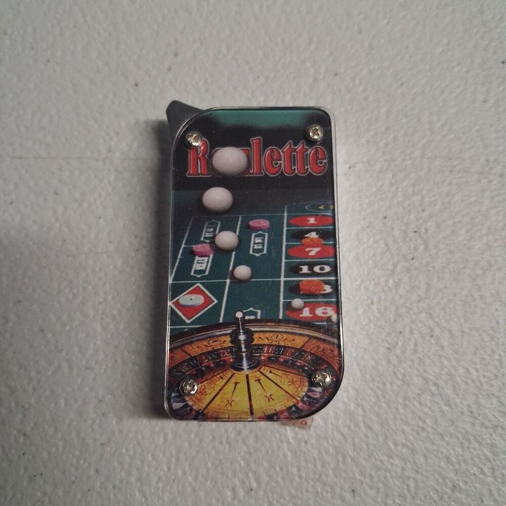 Refillable Design Emblem Butane Lighter Roulette